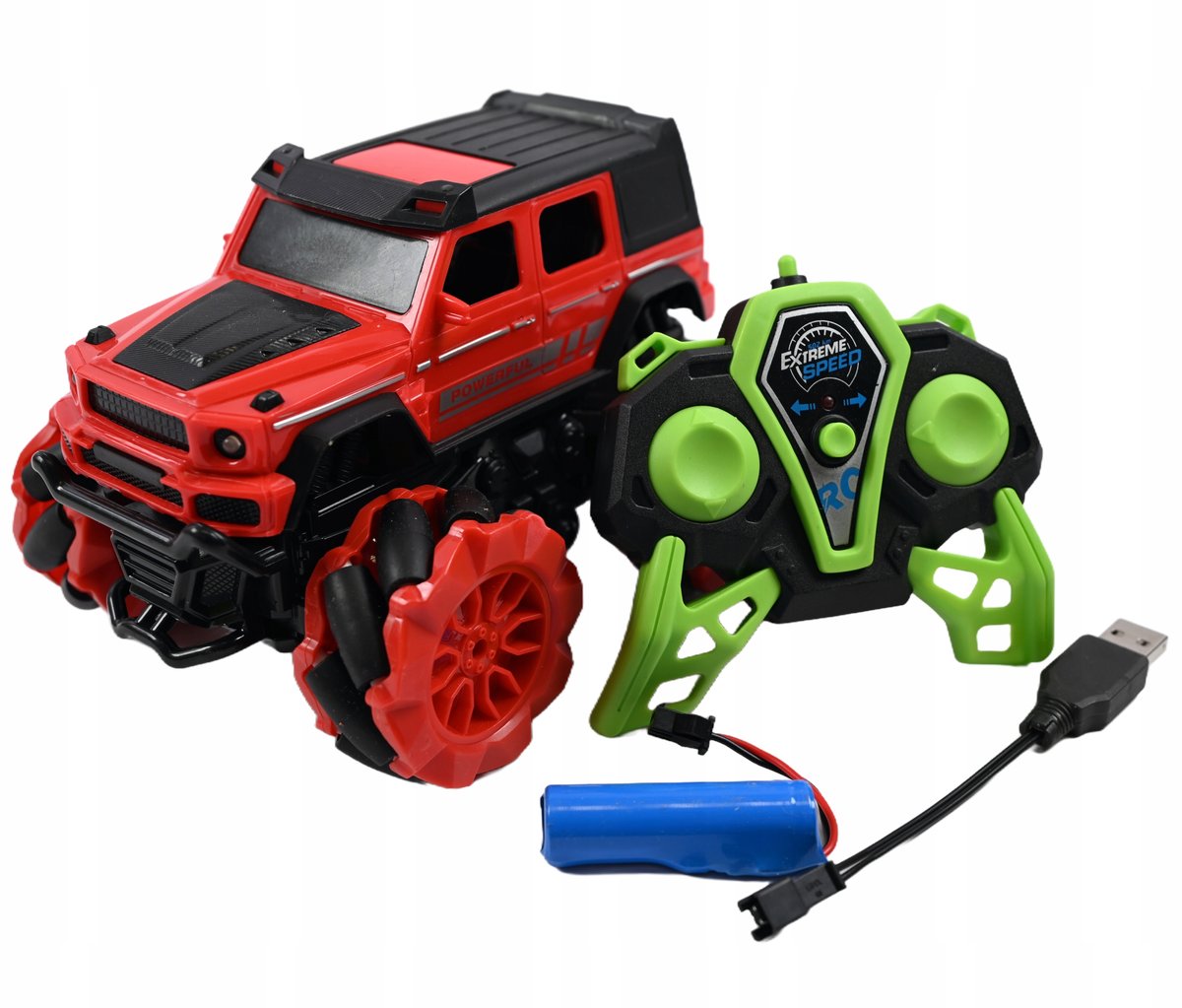 SAMOCHÓD ZDALNIE STEROWANY MONSTER TRUCK NA PILOTA RC AUTO TERENOWE DRIFT