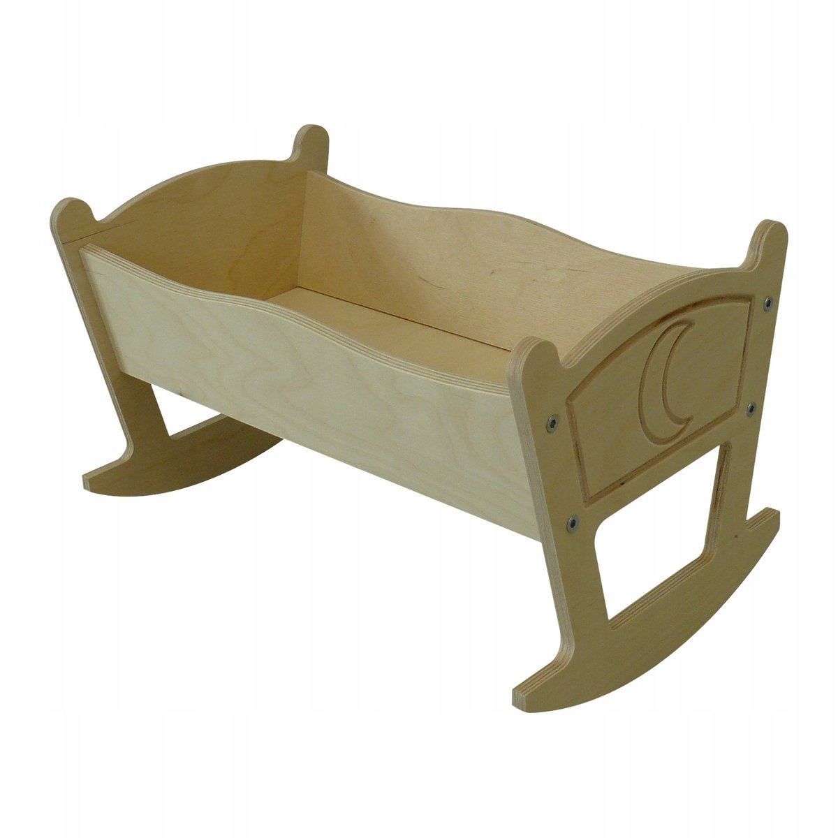 KOŁYSKA NATURALNA GRAWEROWANA DLA LALEK