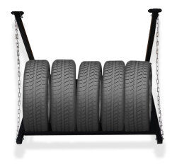 Wieszak stojak na koła opony warsztatowy solidne wykonanie mocny