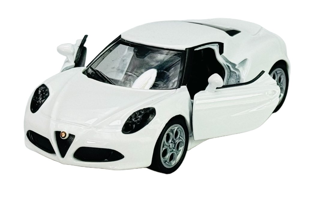 WELLY ALFA ROMEO 4C BIAŁY 1:34 43676