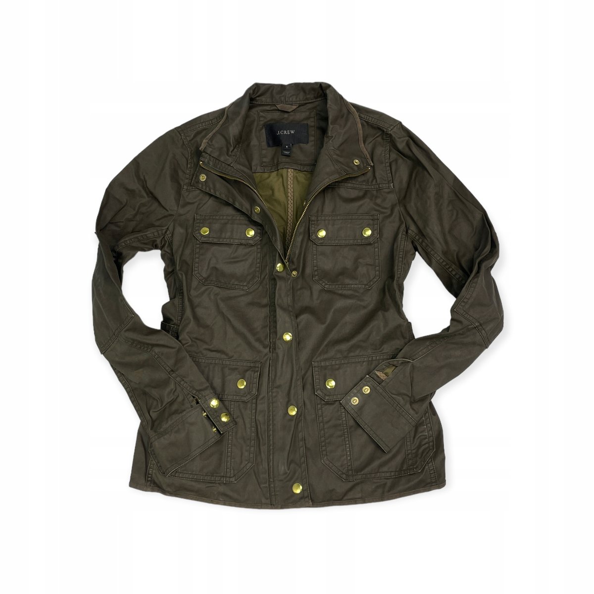 Przejściowa kurtka damska khaki J. CREW S