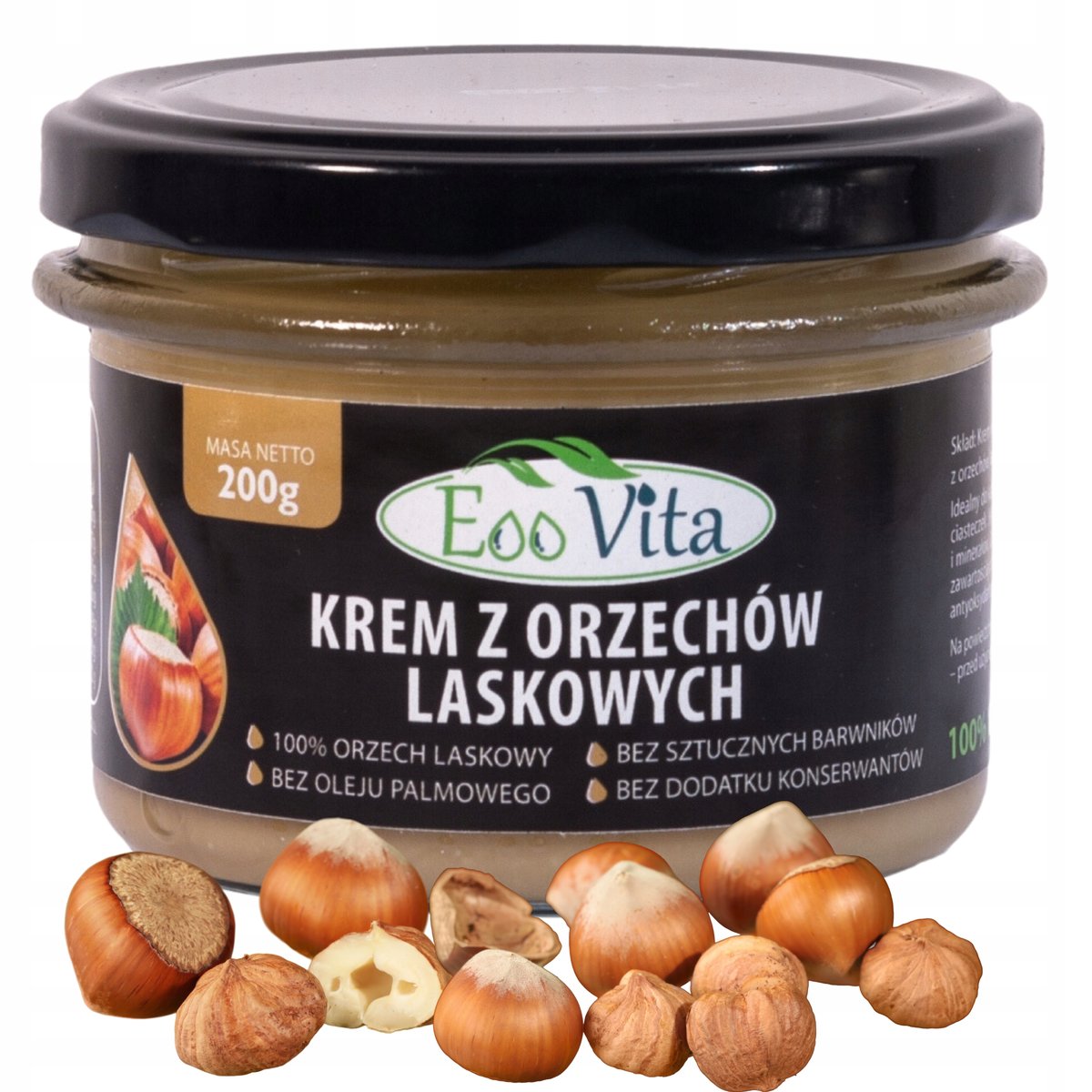 Krem orzechy laskowe 200g