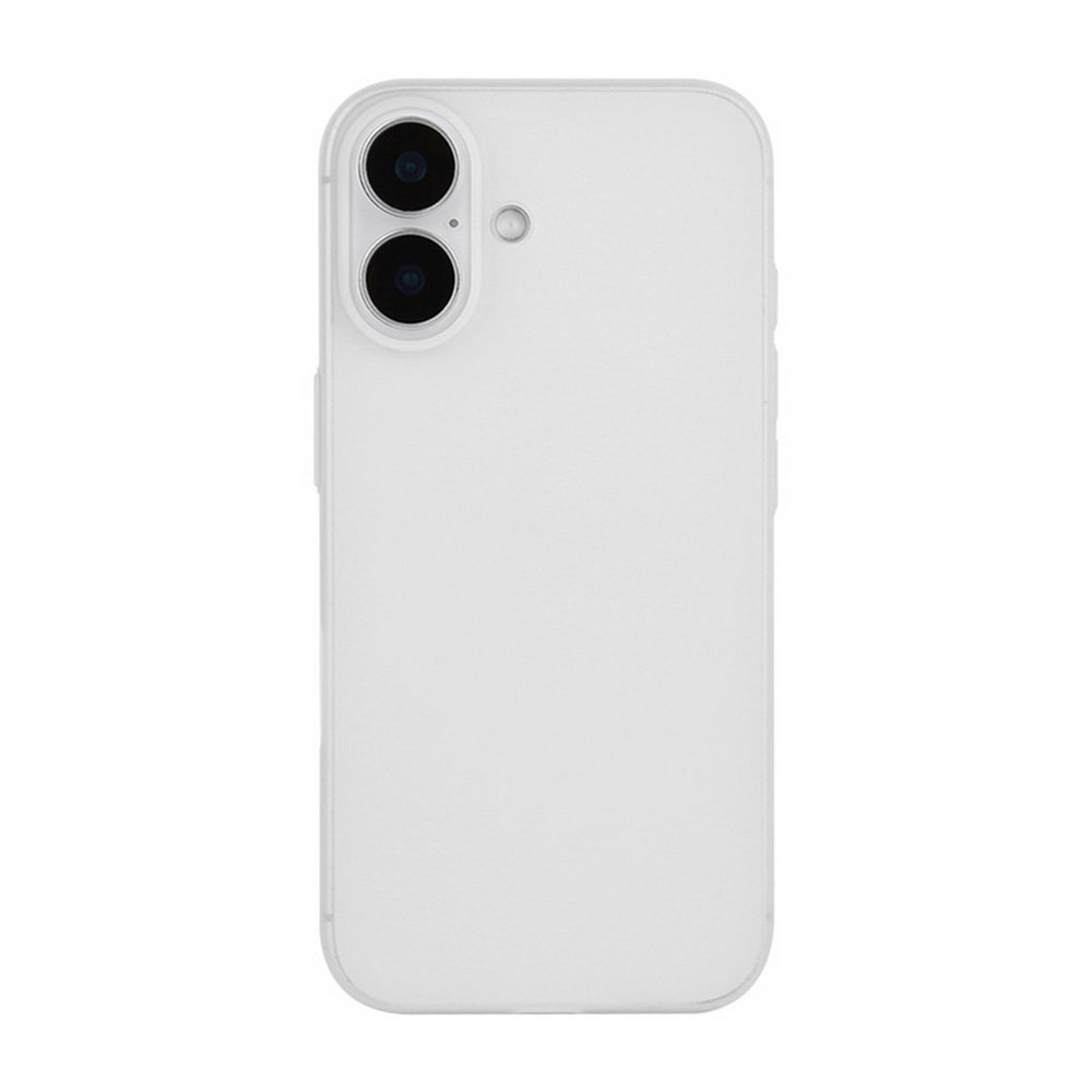 Etui D-Pro Air PP Case 0.4mm ultra cienkie najcieńsze minimalistyczne matowe do Apple iPhone 16 (Biały)