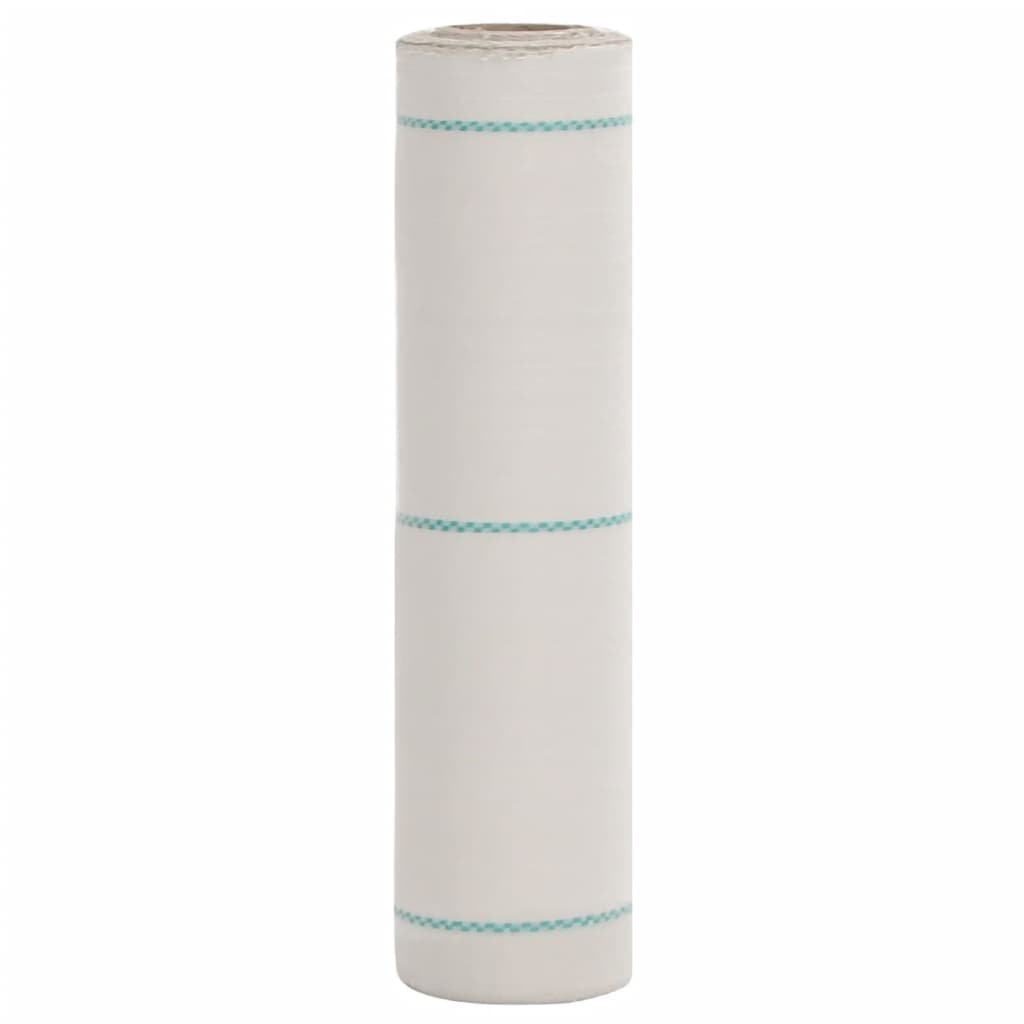vidaXL Agrowłóknina antychwastowa, biała, 0,5x25 m, PP