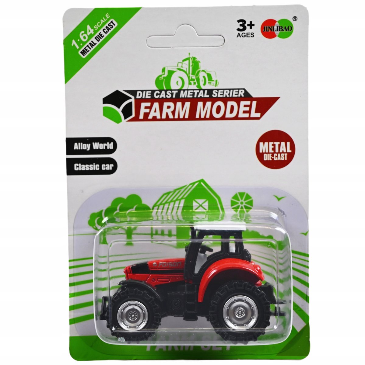 TRAKTOR MINI POJAZD ROLNICZY ZABAWKA FARMERA RÓŻNE KOLORY