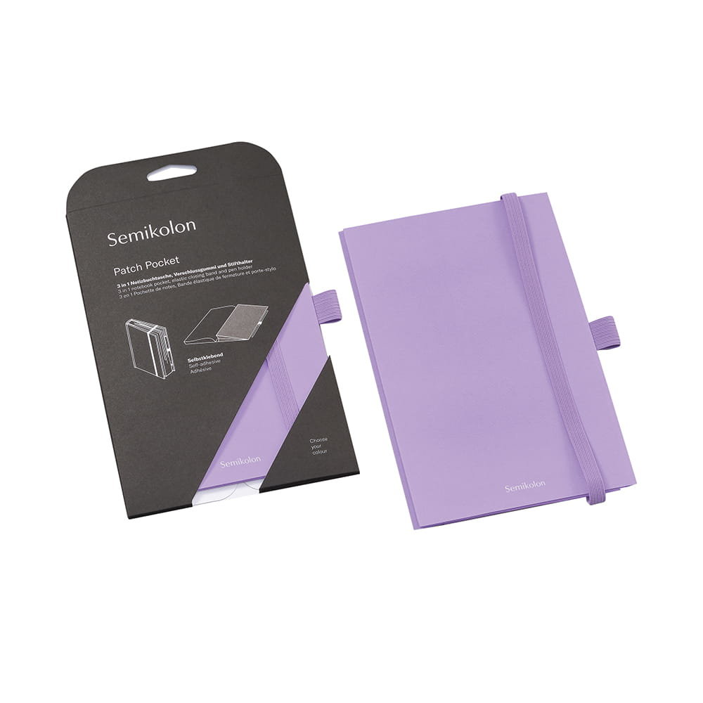 Patch Pocket Semikolon lilac silk