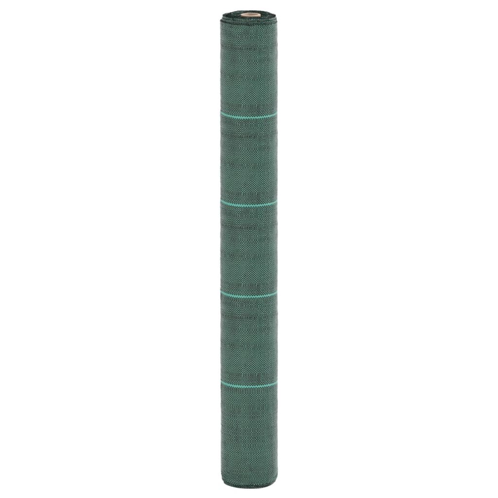 vidaXL Agrowłóknina antychwastowa, zielona, 1x100 m, PP