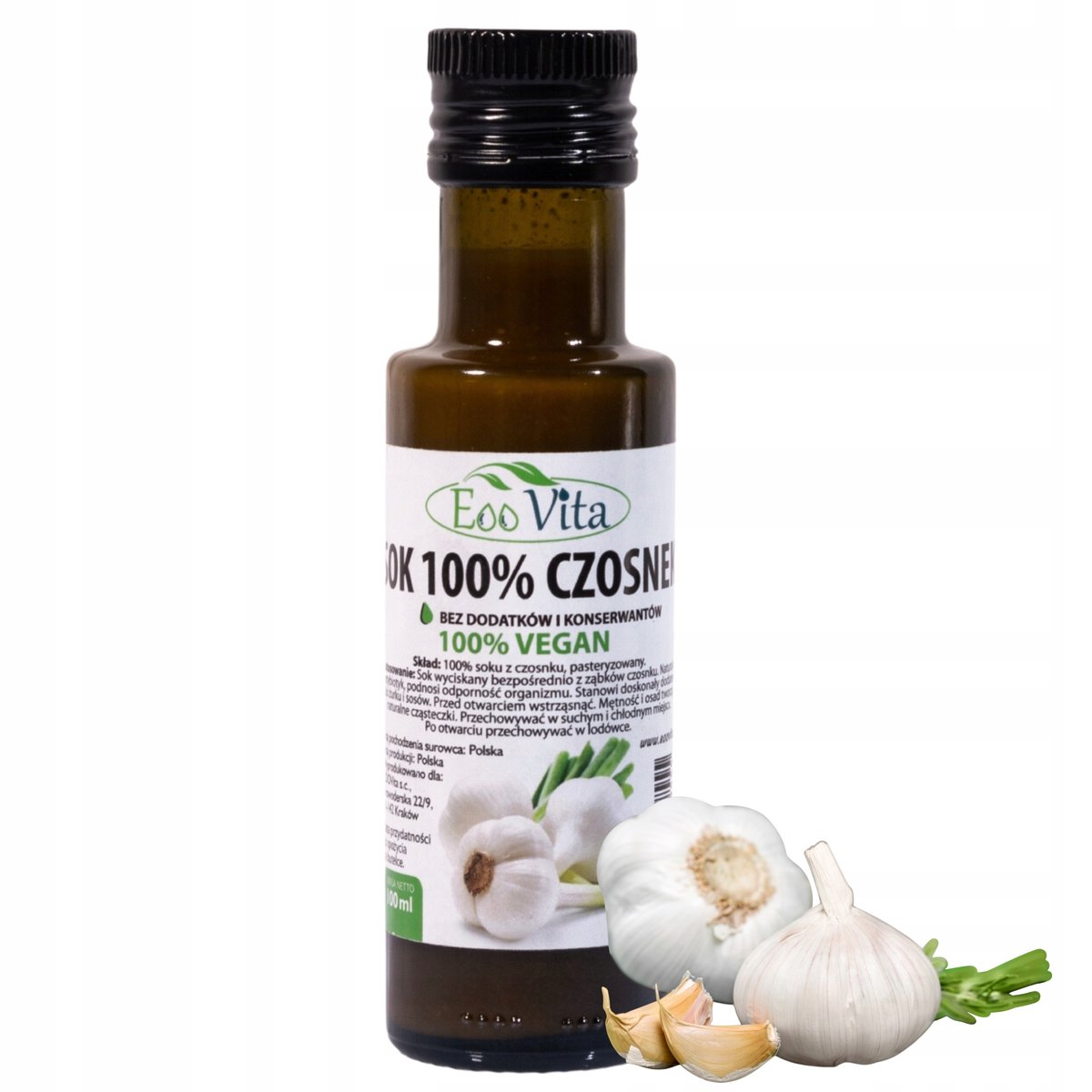 Sok z czosnku 100% 100ml