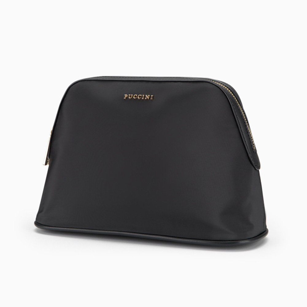 Kosmetyczka Damska Podróżna Duża Pojemna Na Zamek PUCCINI Czarna QML006-1