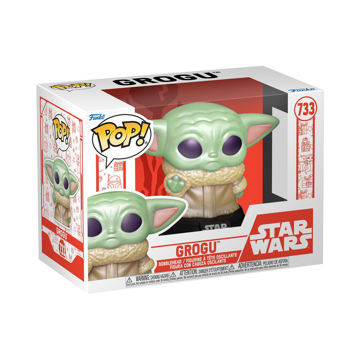 Funko POP!, figurka kolekcjonerska Star Wars: Holiday- Grogu