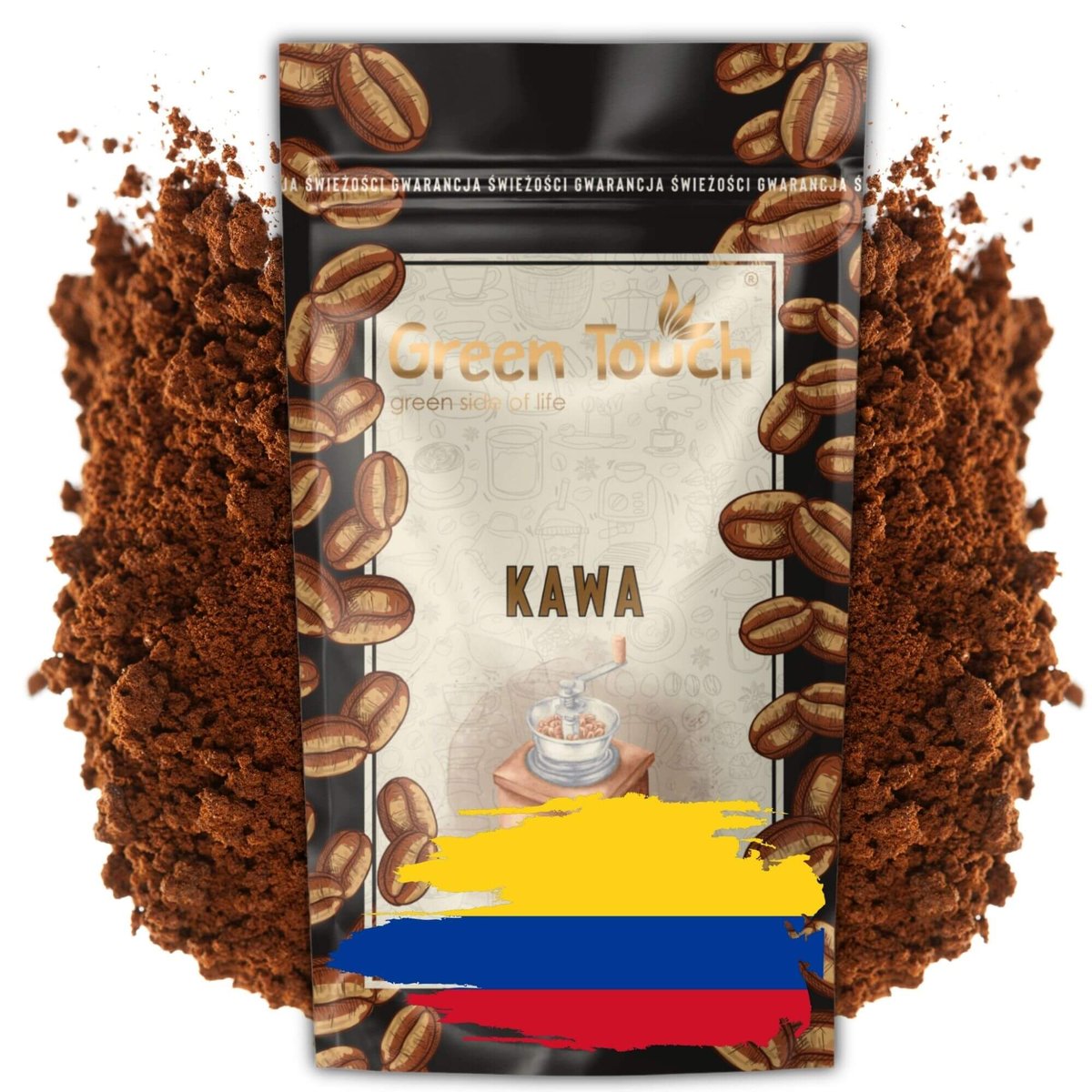 Kawa Mielona Kolumbia Excelso Medelin 100% Arabica 200 G Green Touch