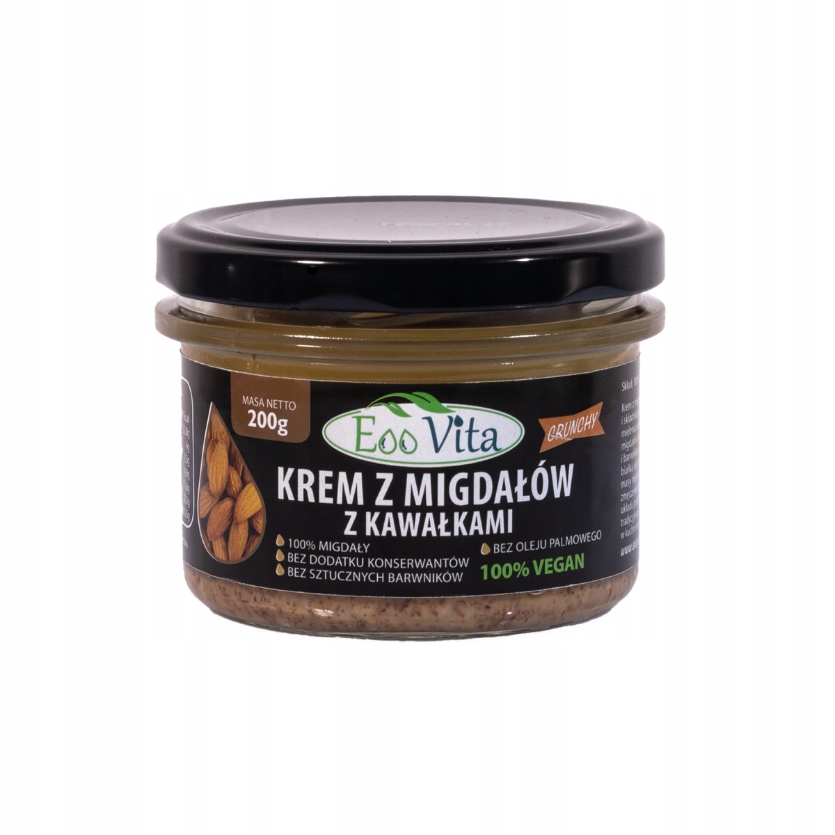 Krem migdałowy z kawałkami 200g