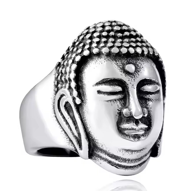 pierścień BUDDHA WARRIOR-W