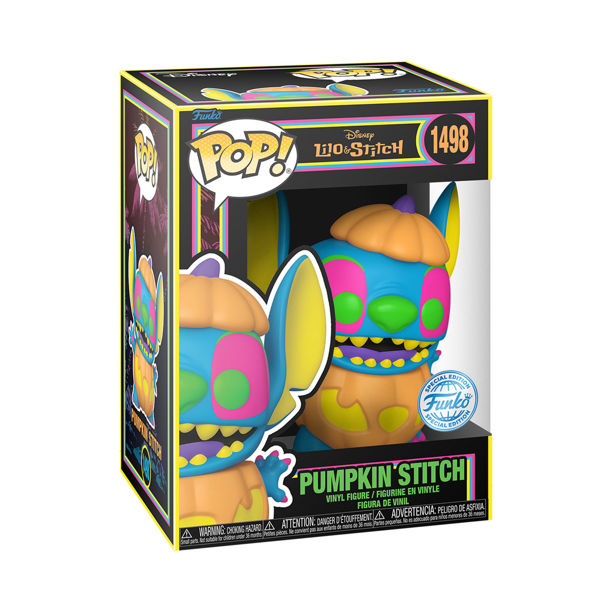 Funko POP! Disney, figurka kolekcjonerska, Lilo i Stitch, Pumpkin Stitch, 1498