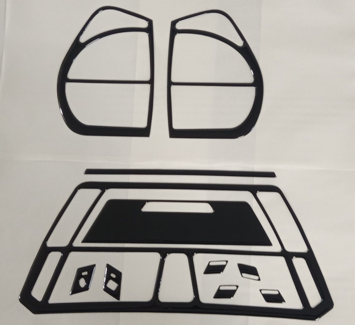 CITROEN C4 PICASSO OKLEINY KOKPITU DEKORACJA DESKI PIANO BLACK DEKORY 3D NAKLEJKI FOLIA