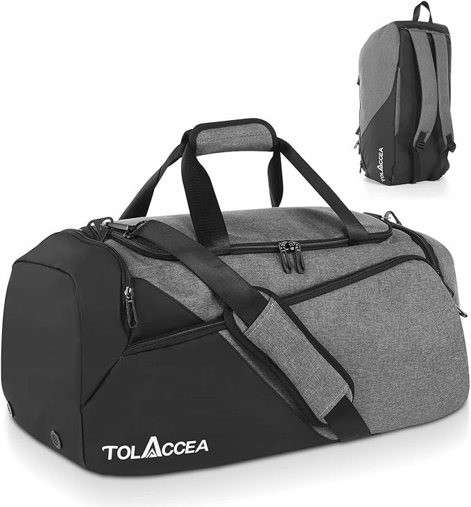 Torba TOLACCEA 60 x 30 x 26 cm - odcienie szarości