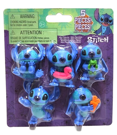 Zestaw 5 figurek Disney Stitch.
