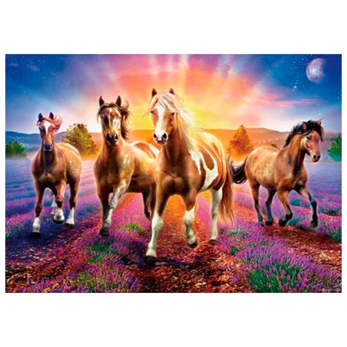 Mozaika diamentowa, haft 30x40 Konie v5 Flamingo line