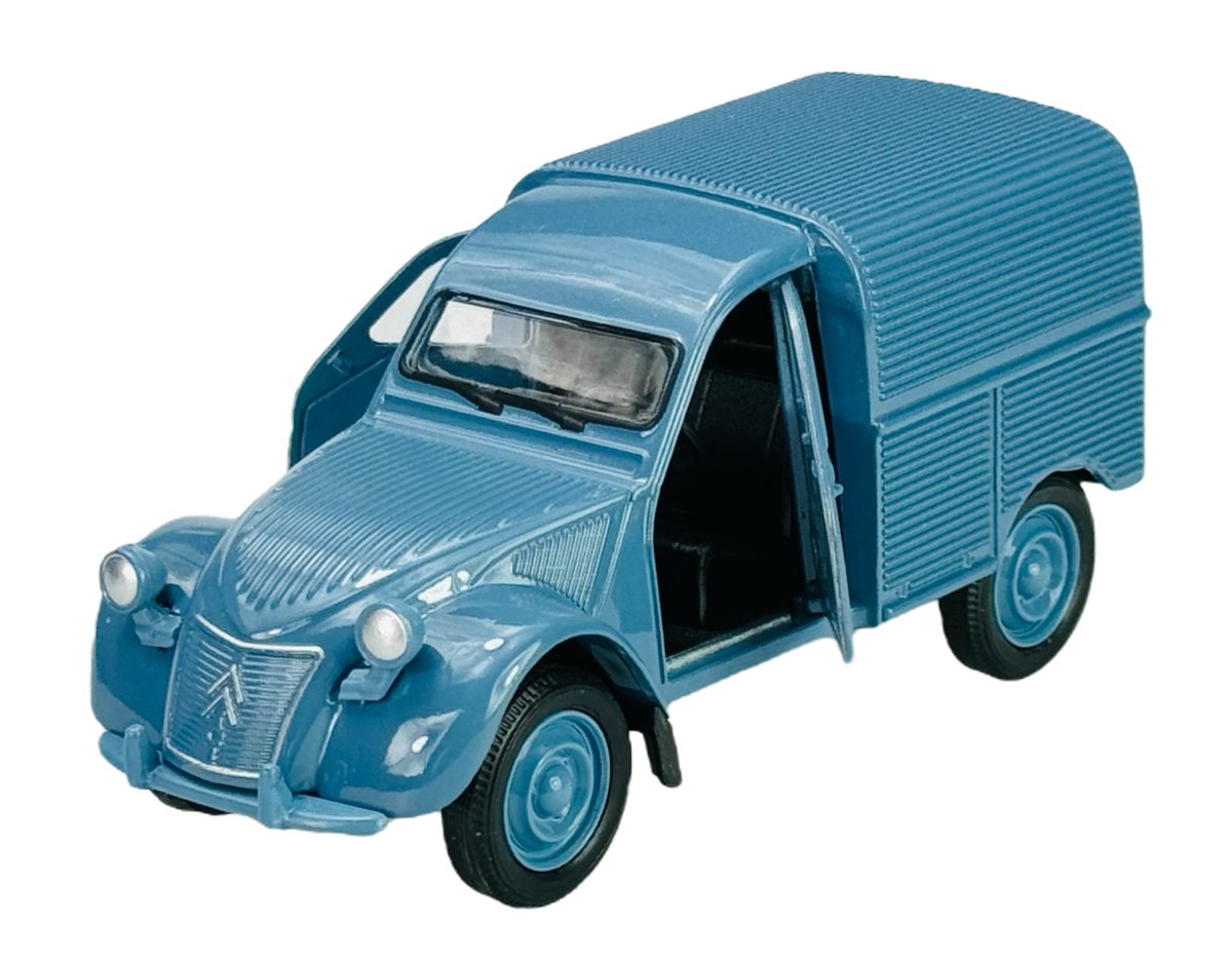 WELLY OLD TIMER CITROEN 2CV FOURGONNETTE NIEBIESKI 1:34 43769
