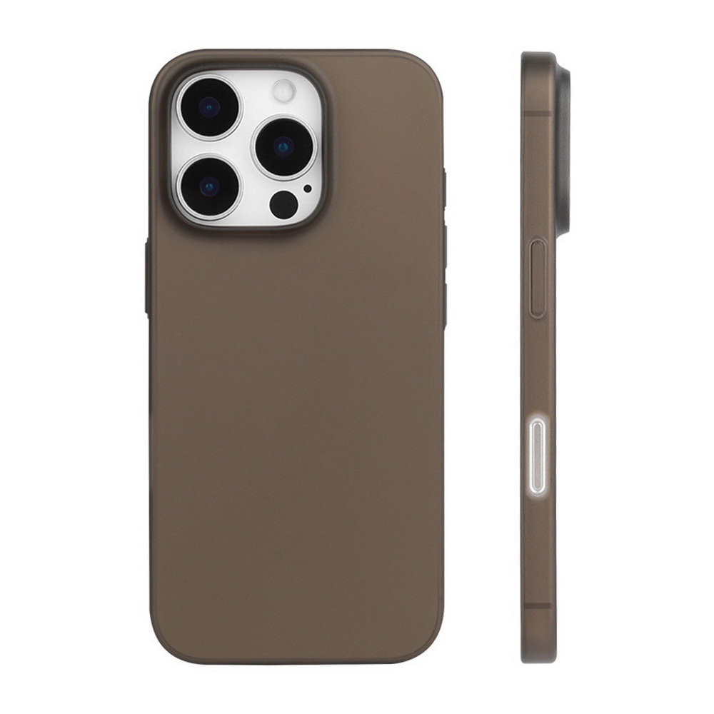 Etui D-Pro Air PP Case 0.4mm ultra cienkie najcieńsze minimalistyczne matowe do Apple iPhone 16 Pro Max (Brązowy)