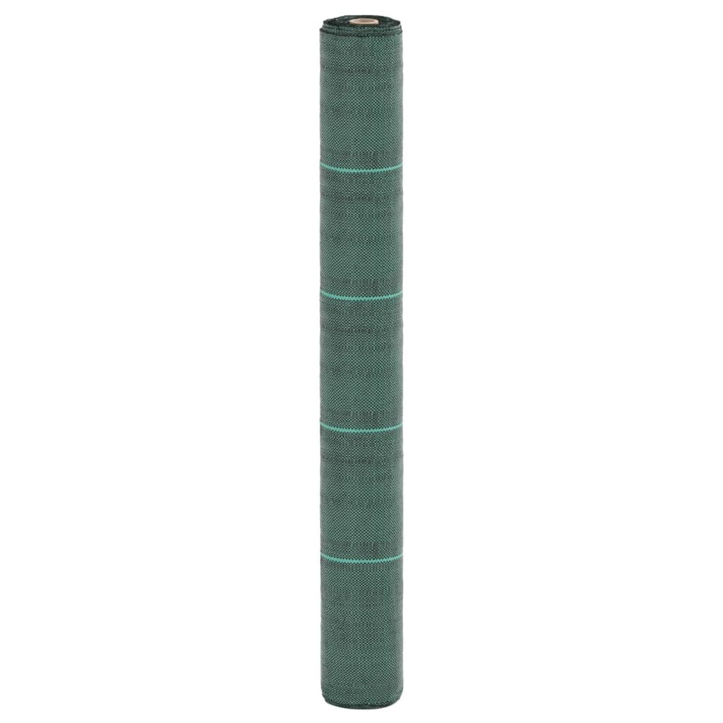 vidaXL Agrowłóknina antychwastowa, zielona, 1x50 m, PP