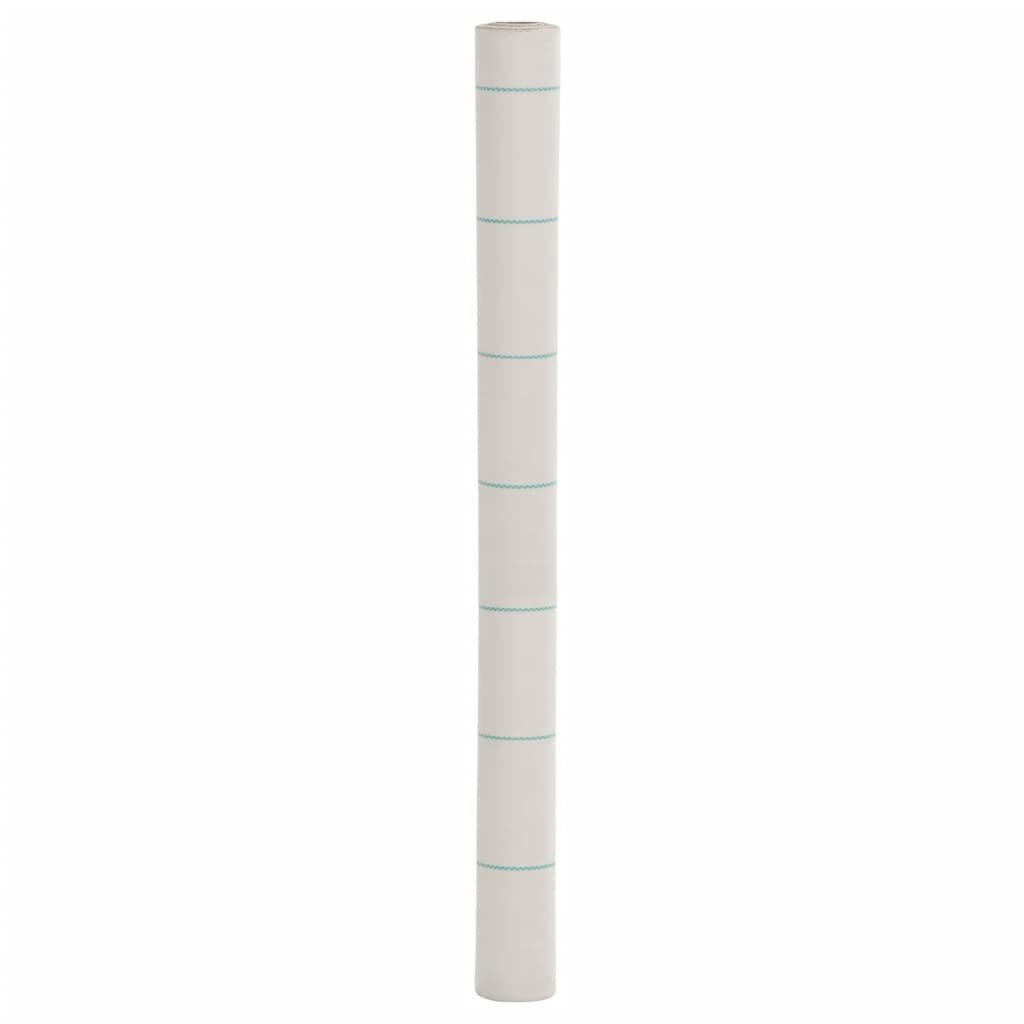vidaXL Agrowłóknina antychwastowa, biała, 1,5x25 m, PP