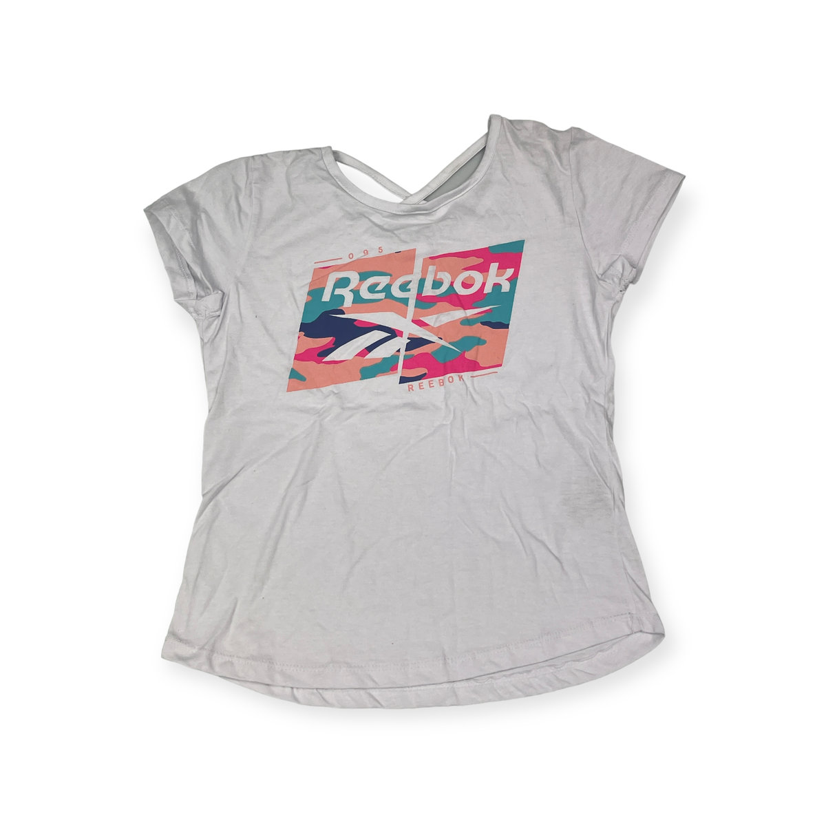 Koszulka dziewczęca rękawek biała REEBOK 8/10L