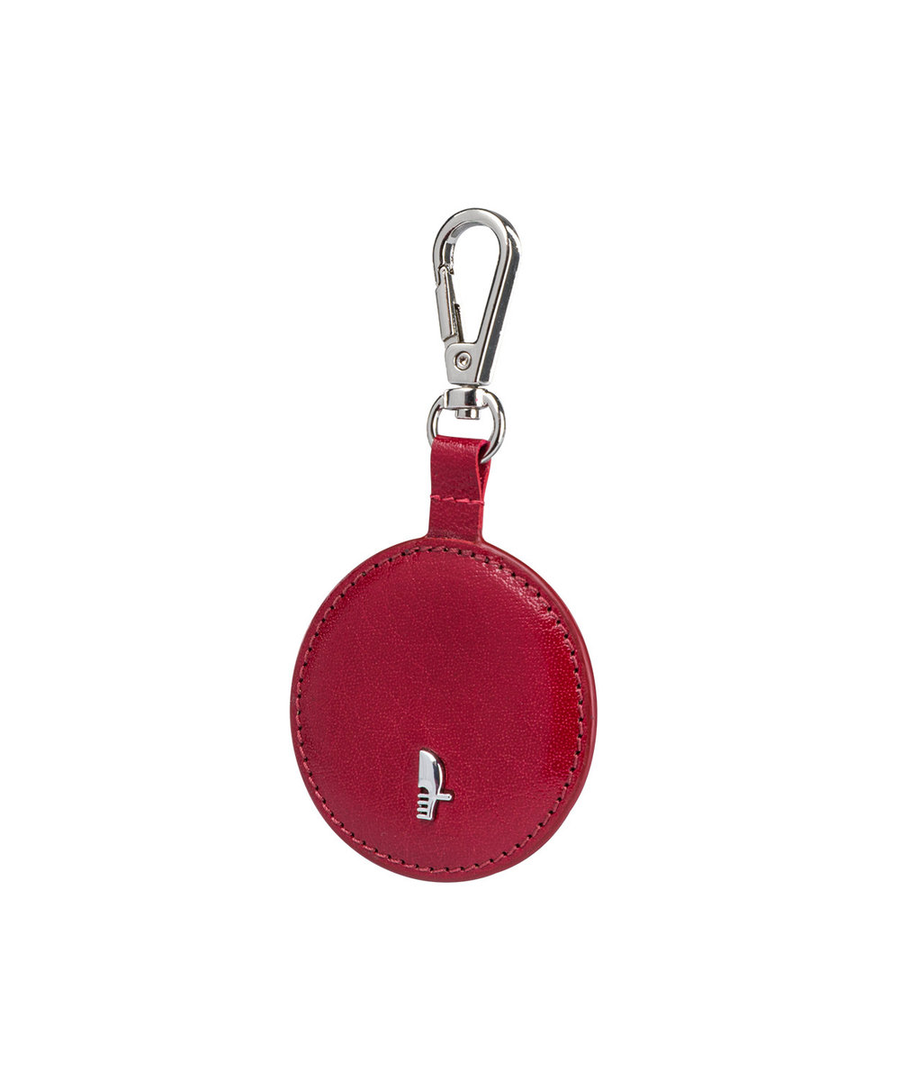 Brelok Do Kluczy Breloczek Skórzany Skóra Naturalna PUCCINI Czerwony BR02 3
