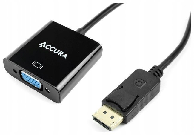 Kabel Adapter Accura Displayport > VGA M/F 0.2m