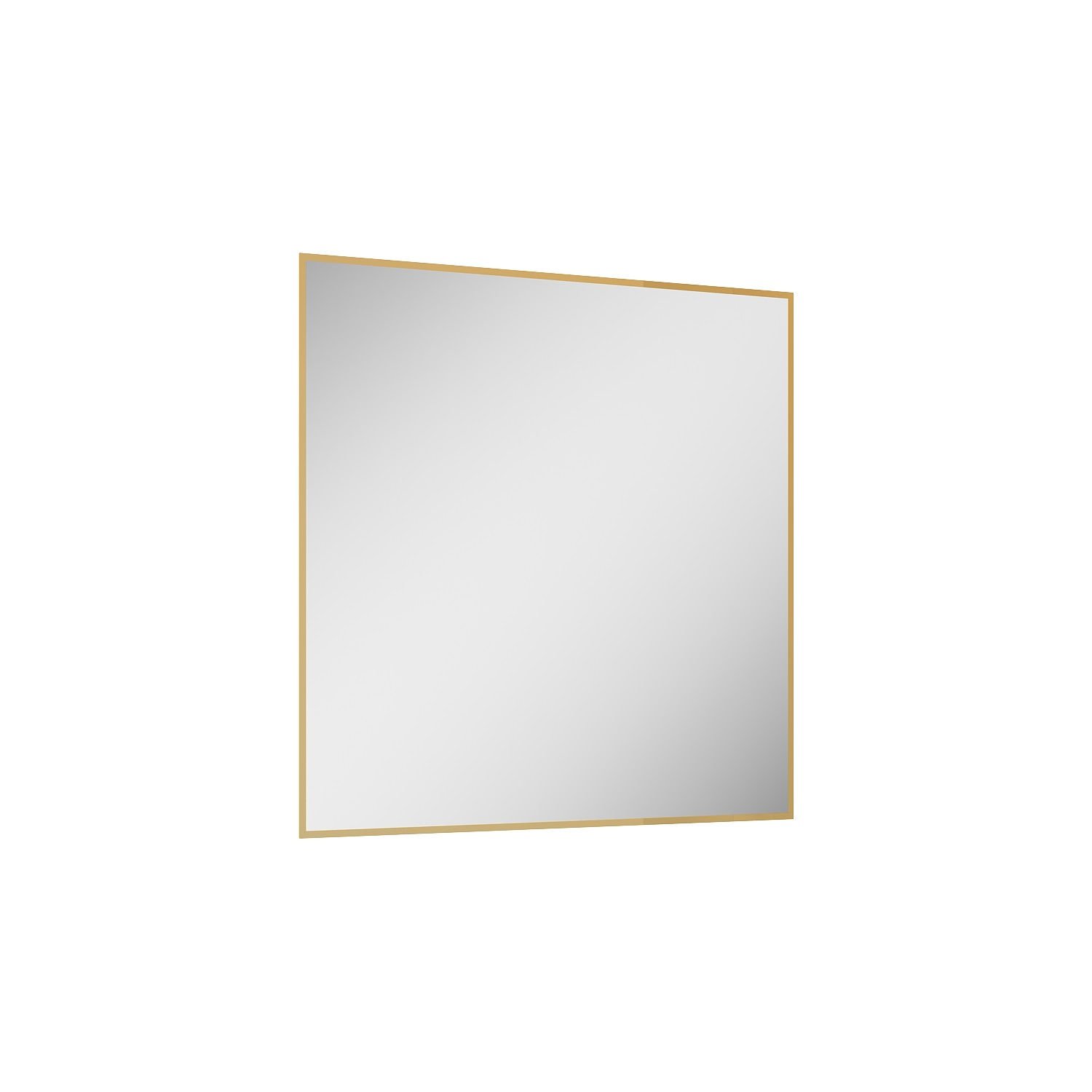 Lustro łazienkowe led barwa neutralna kwadratowe 80 cm Elita Sharon Square złoty RE060803015570