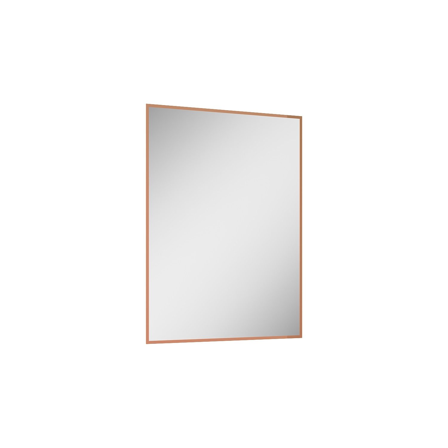 Lustro łazienkowe led barwa neutralna prostokątne 60x80 cm Elita Sharon Square różowe złoto RE060603015450