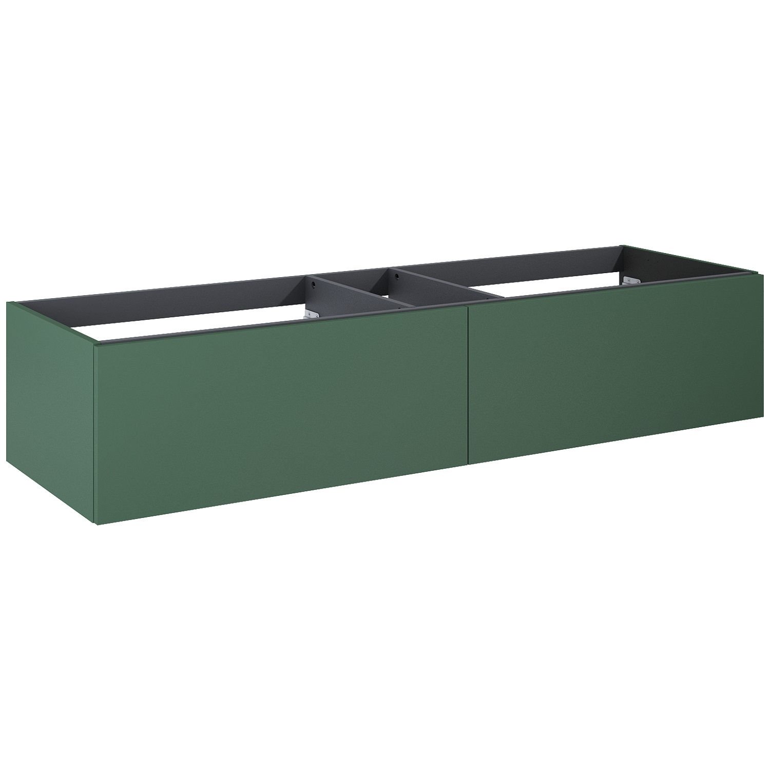 Szafka łazienkowa pod umywalkę Elita Look 160 cm zielony mat RE081604027010