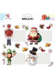 Naklejki na prezenty Boże Narodzenie 6