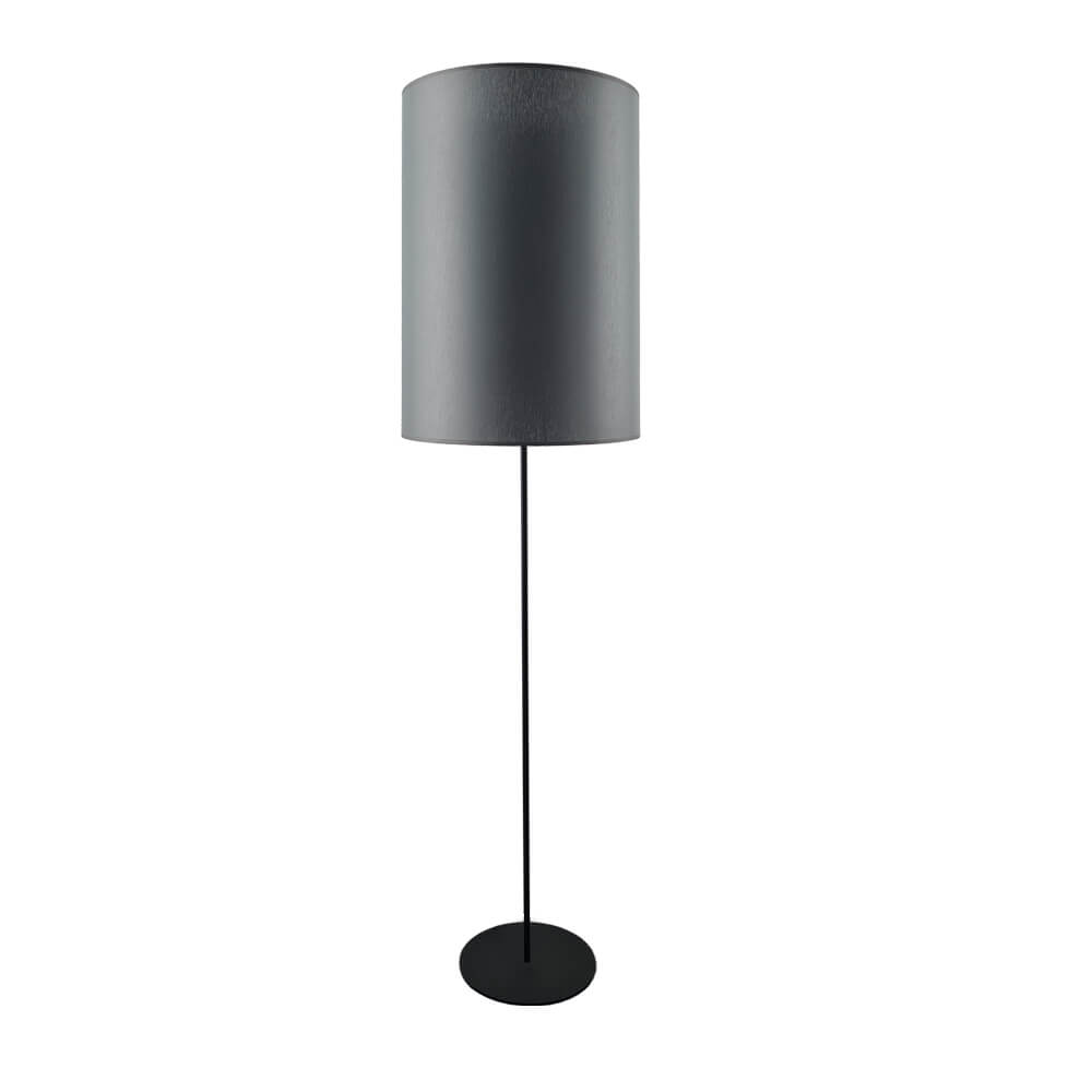 Lampa podłogowa stojąca Lamego 2023 Shilo do salonu tuba szary