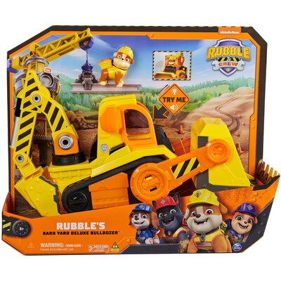 Pojazd Spin Master Paw Patrol Rubble & Crew Bark Yard Deluxe Bulldozer (778988496275)