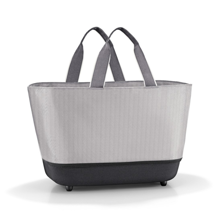 Koszyk shoppingbasket, herringbone grey RBE7074