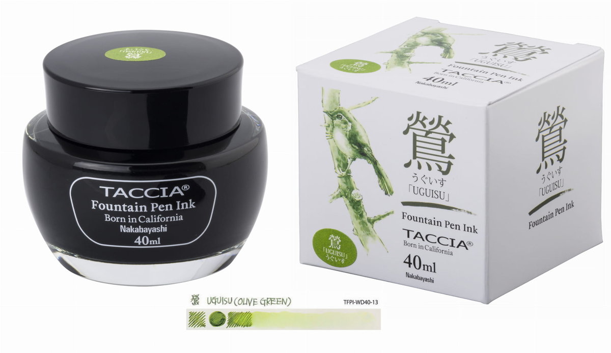 Taccia Sunaoiro Atrament Uguisu (Olive Green) 40ml