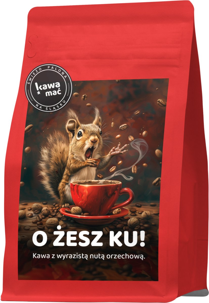 Kawa ziarnista świeżo palona O ŻESZ KU - Brazylia Indie - 150g KawaMać