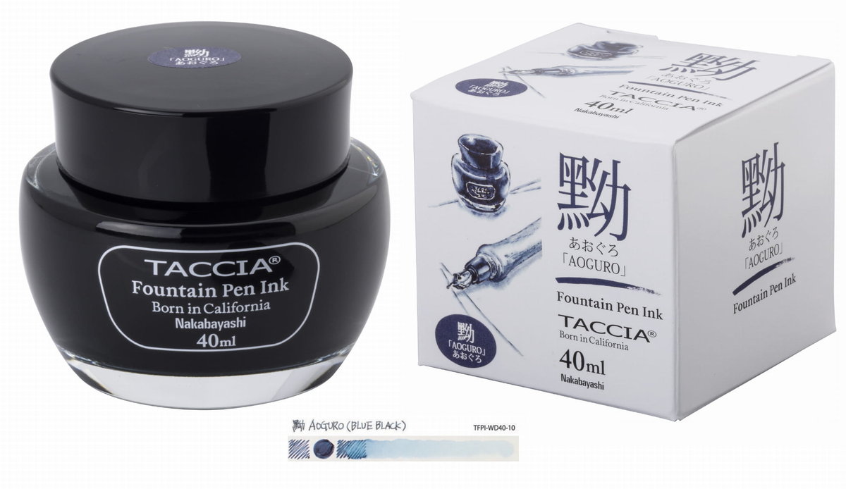 Taccia Sunaoiro Atrament Aoguro (Blue-Black) 40ml