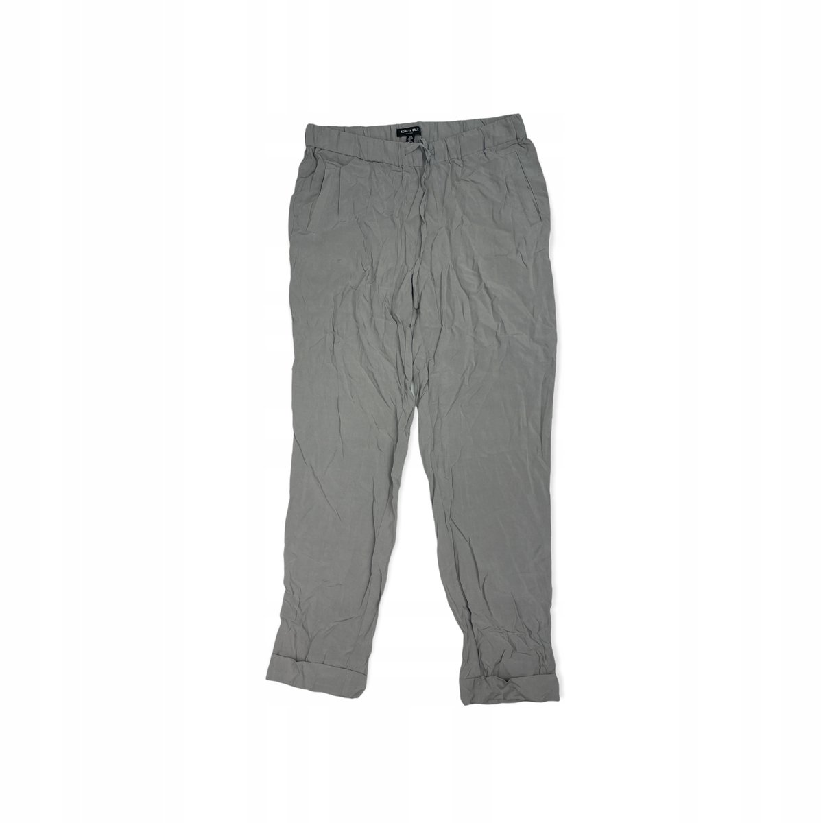 Szare lekkie spodnie damskie casual KENNETH COLE S
