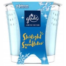 Glade Starlight & Snowflakes Świeca zapachowa 129 gr