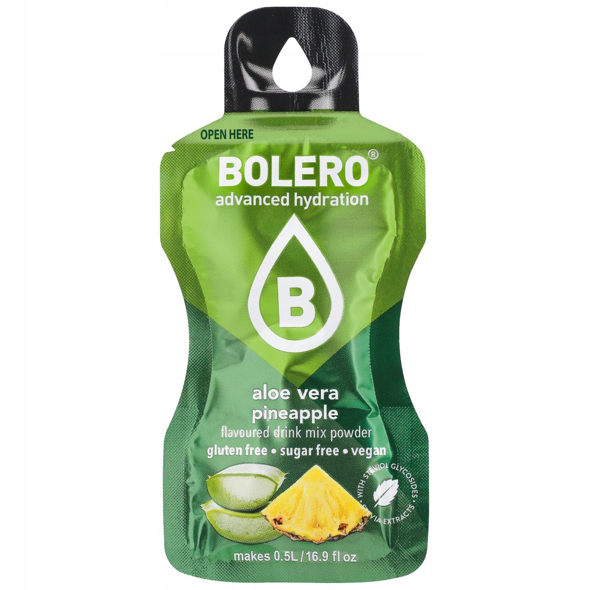 Napój bez cukru Bolero ze stewią Ananas Pineapple 3g saszetka do saturatora