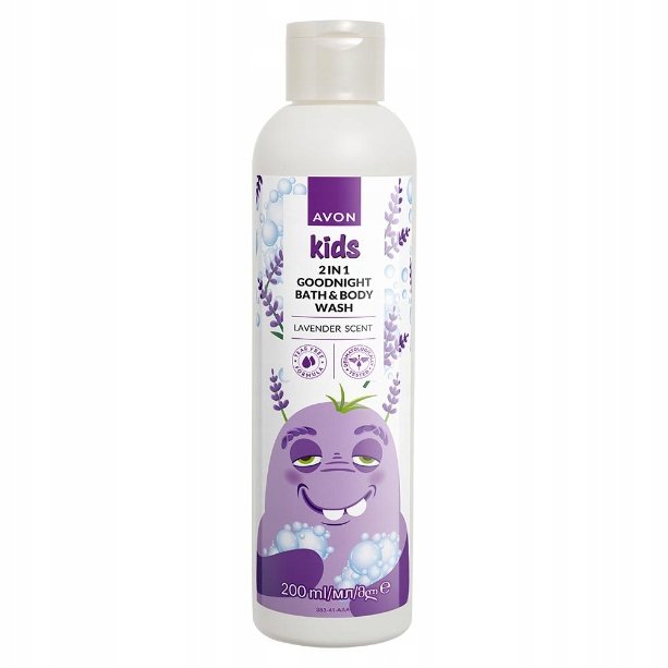 Avon Kids 2w1 Lavender Scent płyn do mycia ciała kąpiel dla dzieci lawenda
