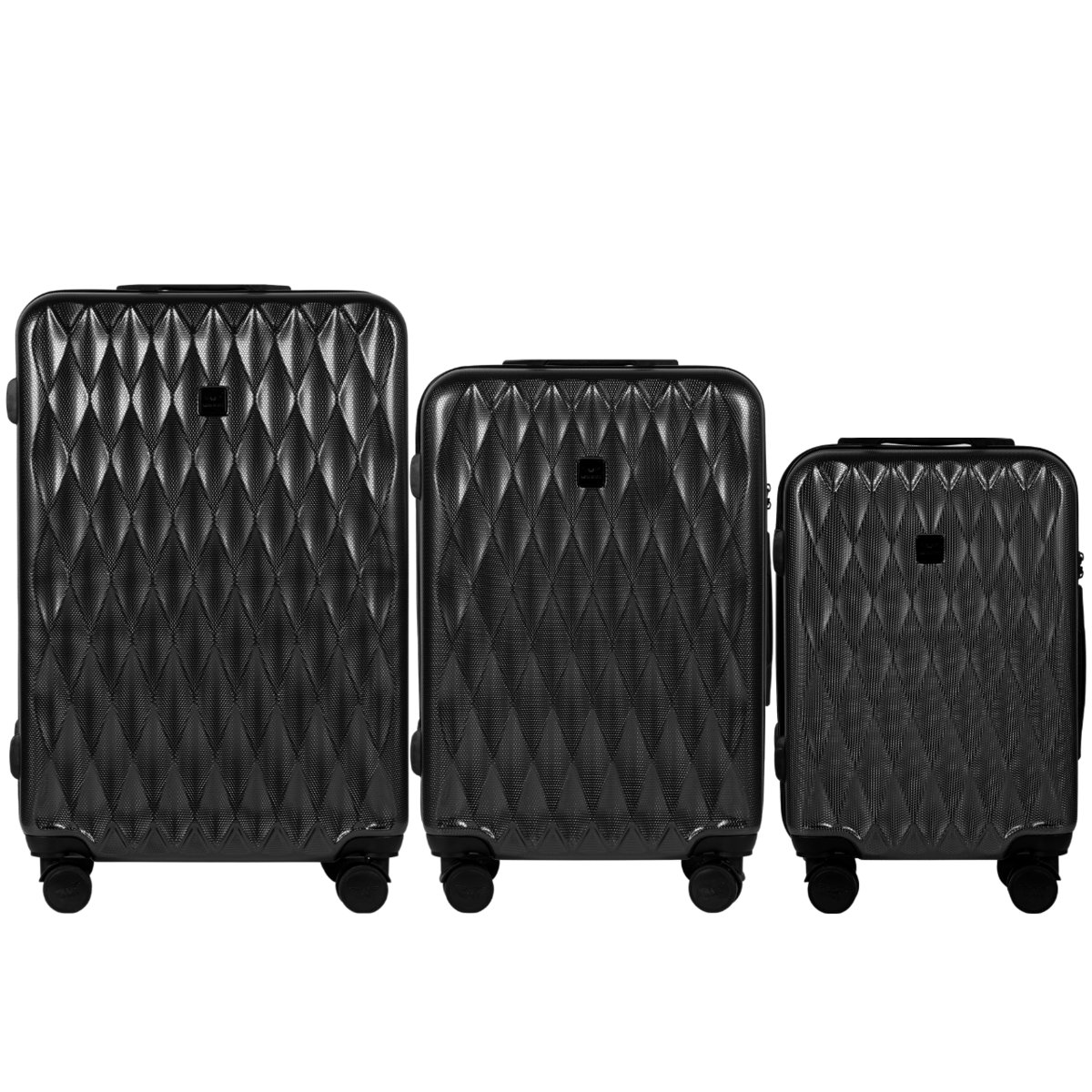 Zestaw 3 walizek Wings PC Golden Eagle DARK GREY