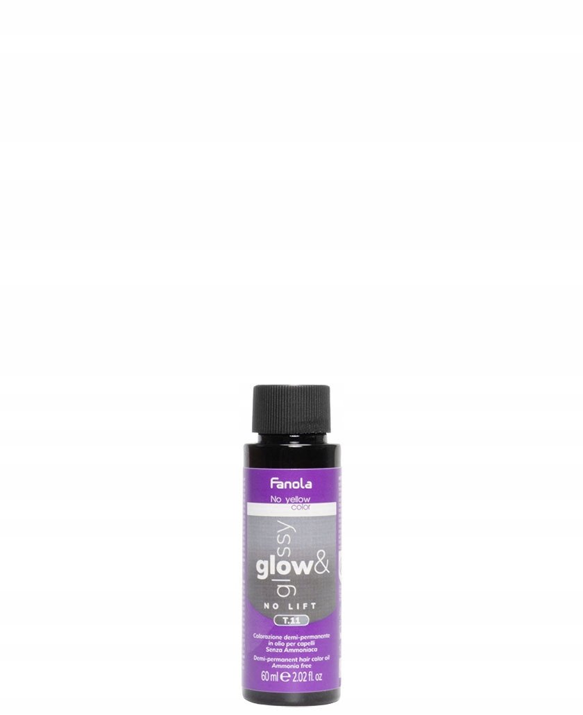 Fanola Glow & Glossy T.11 półtrwała farba do włosów bez amoniaku 60ml