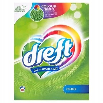 Dreft Ulimate Care Colour Proszek do Prania Tkanin Kolorowych 40 prań 2,8kg
