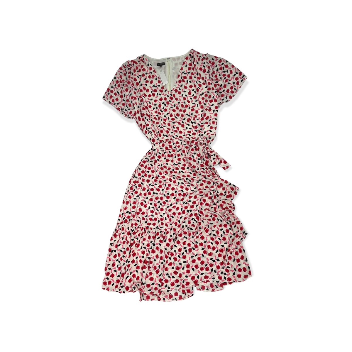 Sukienka damska krótki rękaw kwiaty TALBOTS L