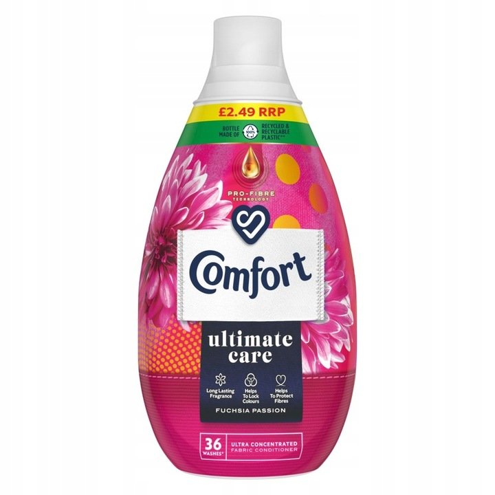 Płyn do płukania Comfort Ultimate Fuchsia 540ml 36 PRAŃ