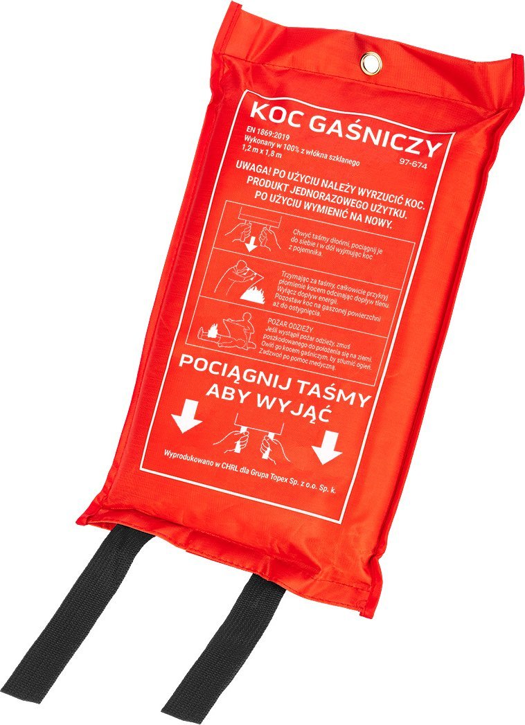 Neo Koc gaśniczy szklany 1,2x1,8m