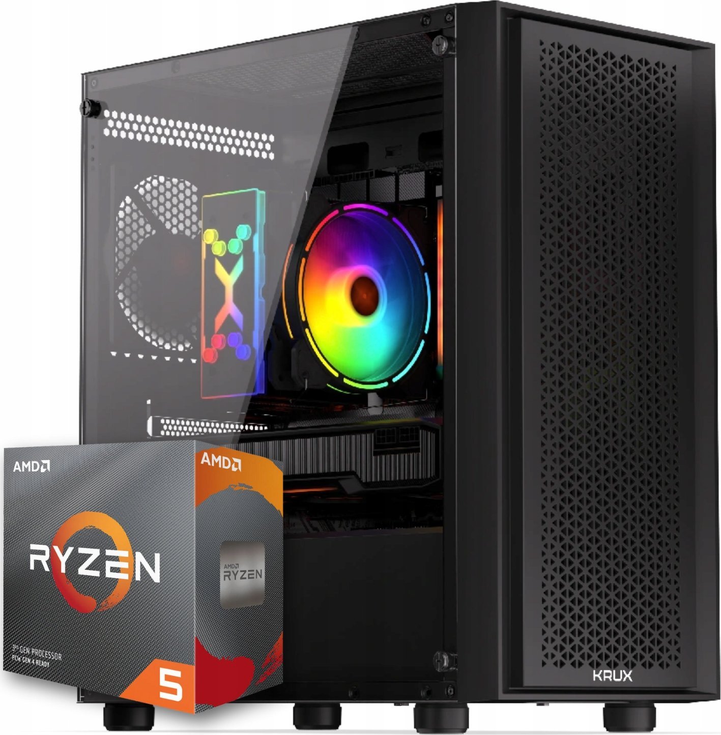 BSG Venom V2 Ryzen 5 5600G 16GB DDR4 1TB NVMe Radeon Vega 7 Windows 11 Pro